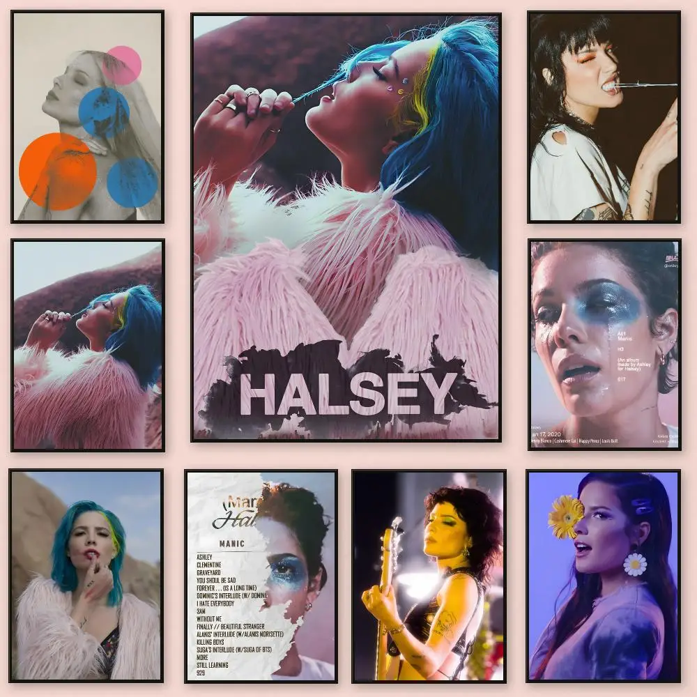 Expressive Modern Artist H-Halsey Poster Series HD Wall Living Room Home Decor Gift
