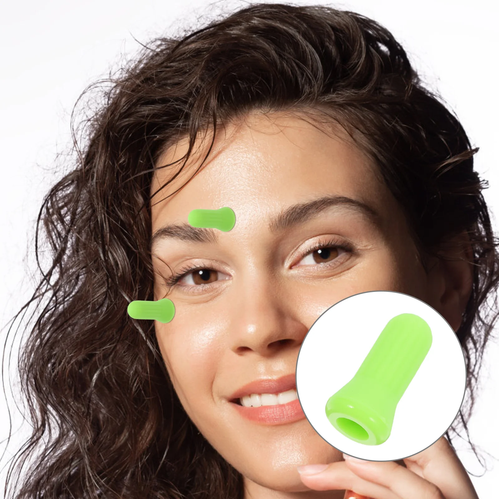 

12Pcs Portable Mini Eye Cupping Silicone Set Soft Suction Cups for Reducing Eye Fatigue Moisture Absorption Facial Massage