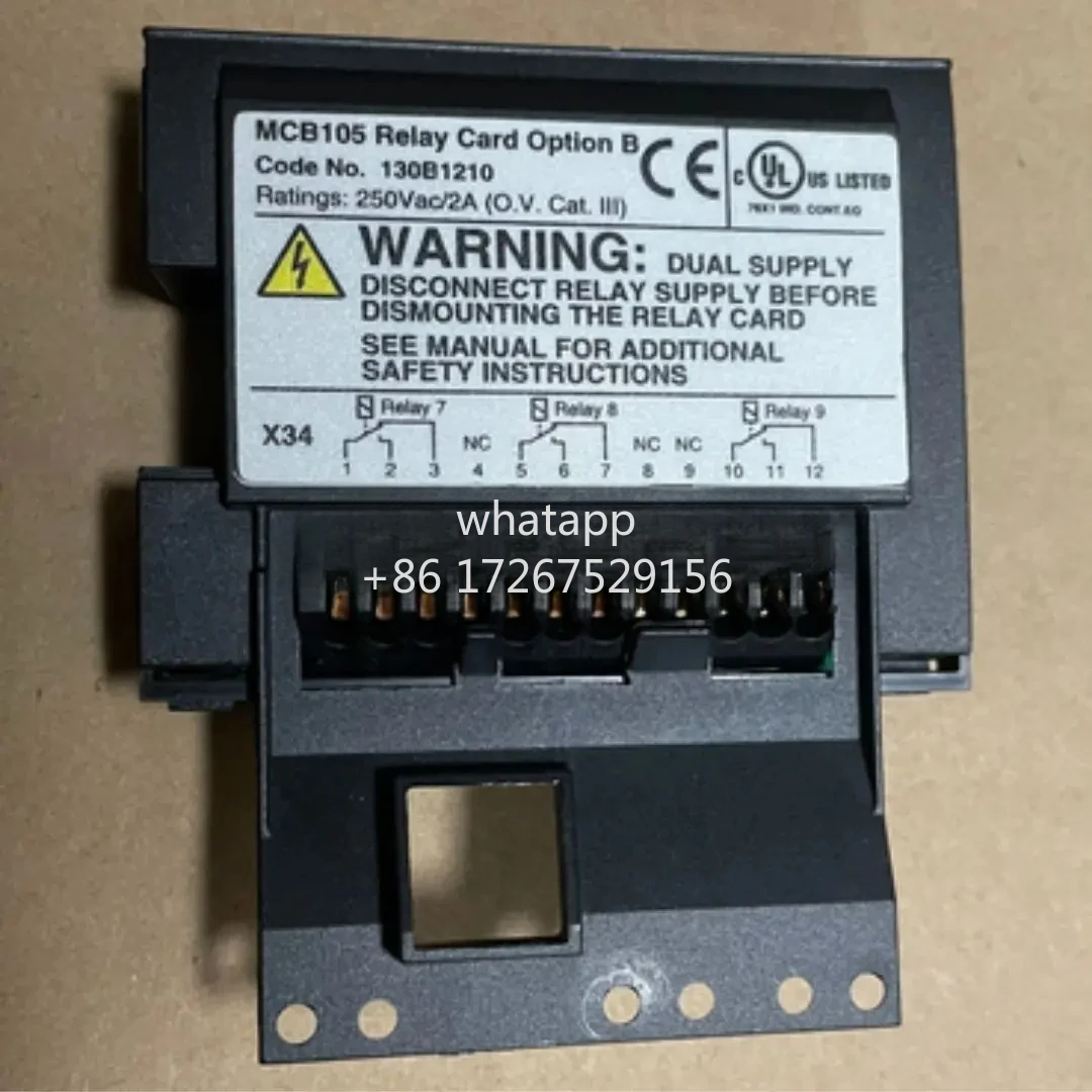 

Used MCB105 130B1210 Inverter Relay Expansion Card Test OK Fast Shipping