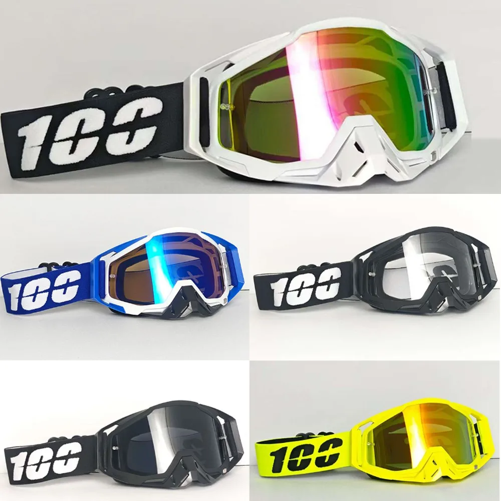 

Высокопроизводительные очки для трековых гонок 100 Goggles с ударопрочными и устойчивыми к царапинам линзами для шоссейных гонок и профессионального использования