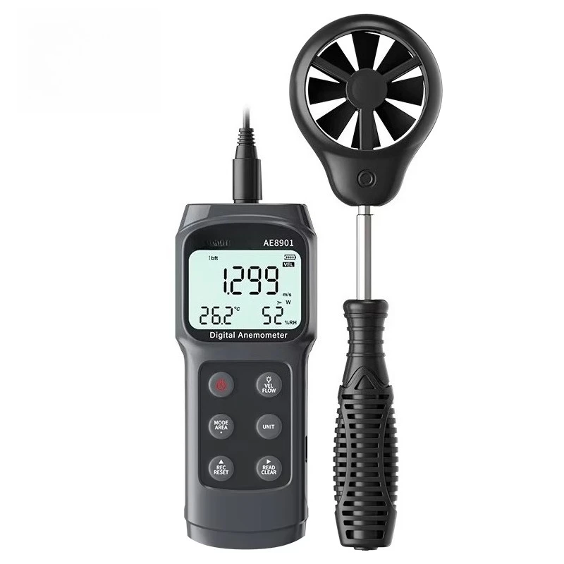 

Anemometer Pocket Outdoor Type Impeller Wind Speed Meter Wind Volume Meter Wind Temperature Global Use