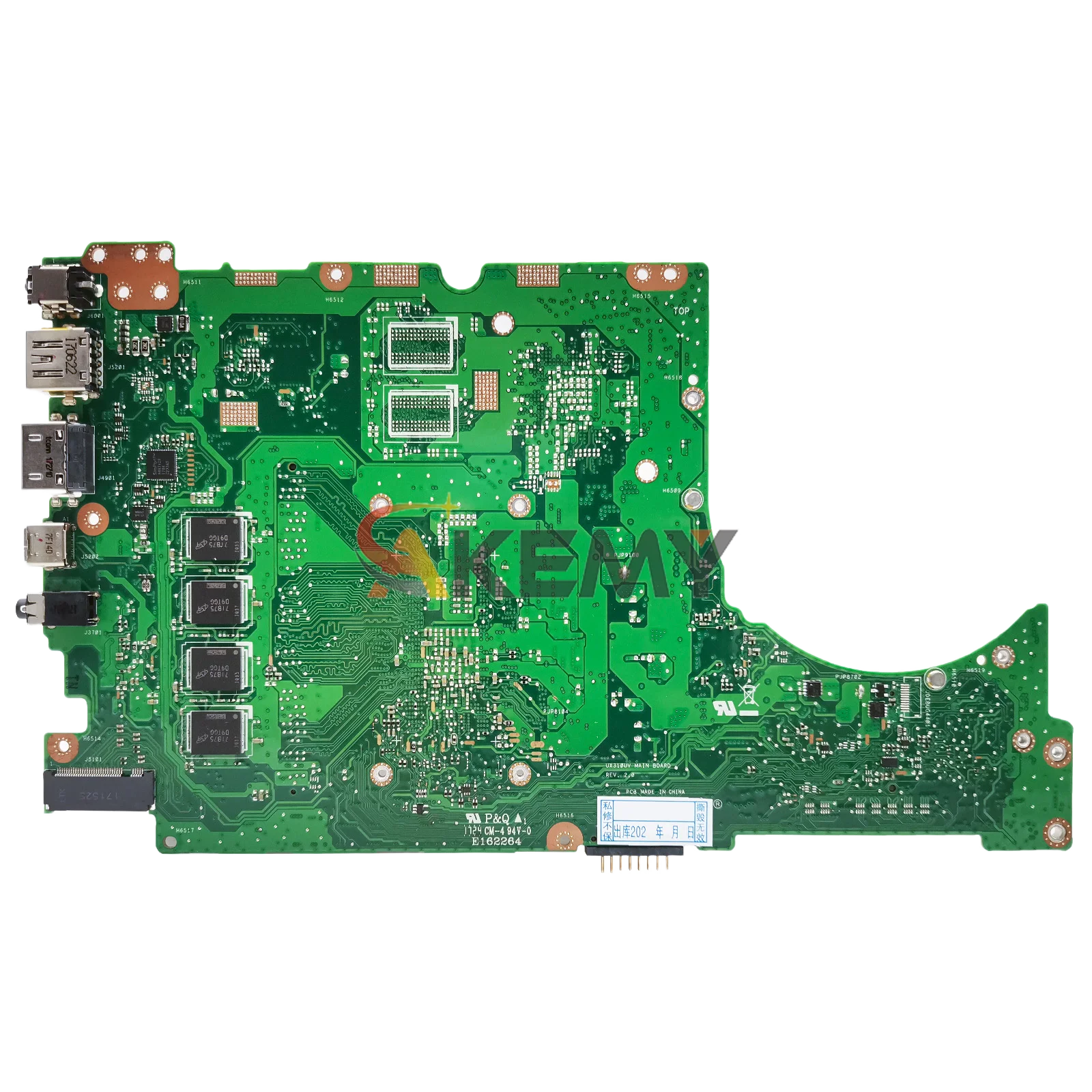 ASUS UX410UQR UX410UQK RX410 UX410UQ UX410UV U4000U UX410UFR UX410UAK 메인 보드 (I3 I5 I7 CPU 포함) 용 UX410UA 노트북 마더 보드