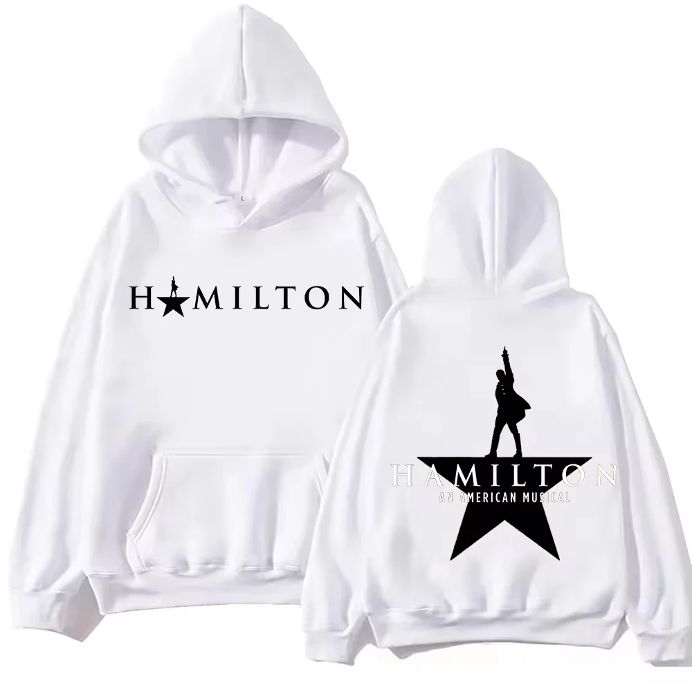 Hamilton: An American Musical Original Broadway Cast Hoodie Harajuku Hip Hop Pullover Tops Sweatshirt