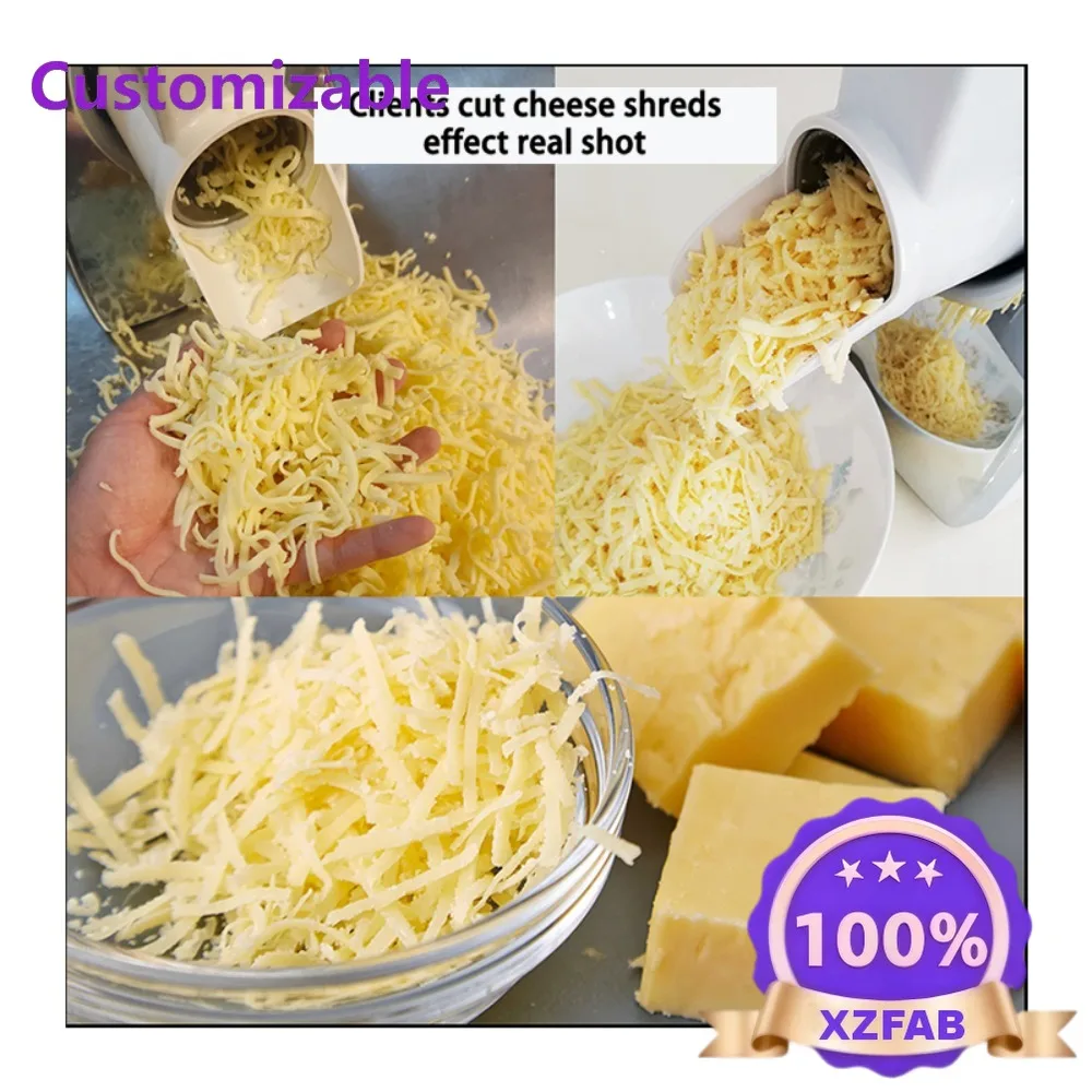 Factory Direct 2026 Professional Electric Mini Cheese Grater Machine Steel Cheese Slicer and Chopper for Home Farm Bakery