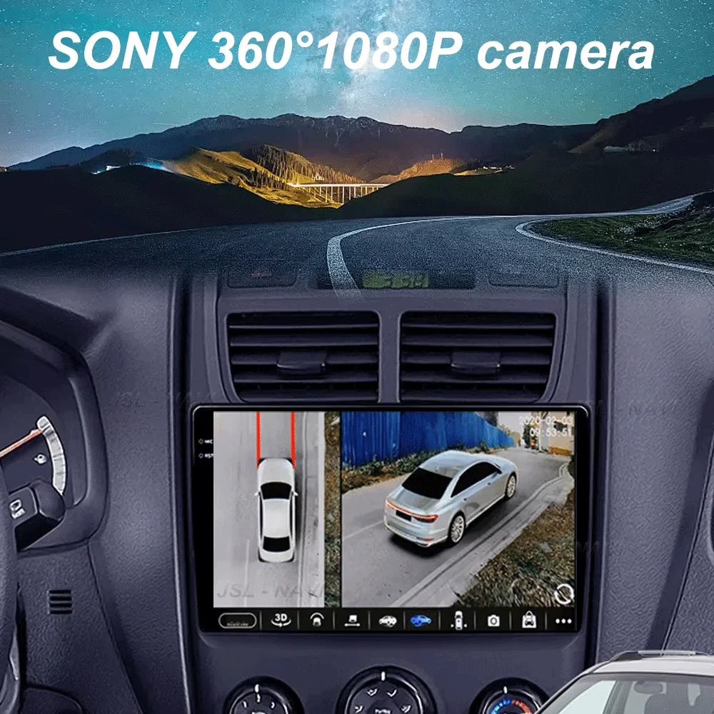 Radio de coche Android 15 para Kia Sportage 2 2007-2009 navegación GPS reproductor de vídeo Multimedia estéreo inalámbrico Carplay