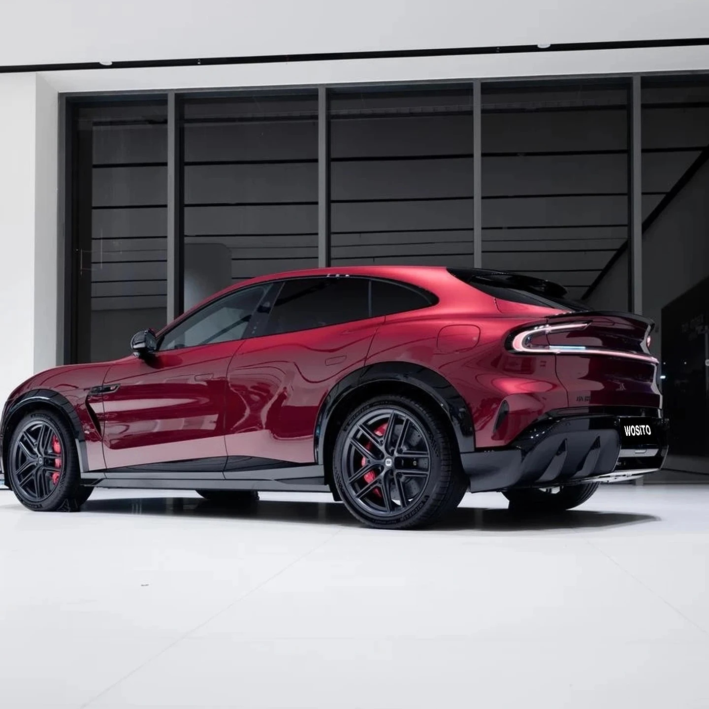 car wrap vinyl PET Gloss Cherry Red Metallic 1.52m×17m Full Car Wrap Factory Direct Supply Bubble Free Waterproof