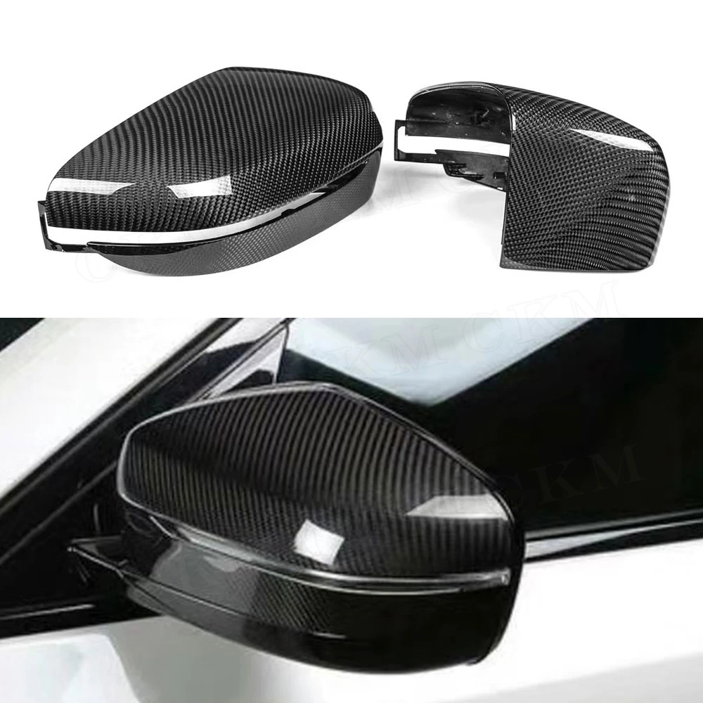 

Carbon Fiber Rearview Mirror Cover Caps for BMW 5 Series G30 G38 6 Seies GT G32 7 Series G11 G12 2017 2018 Mirrors Body Kits