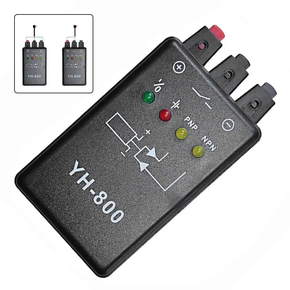 YH-800 Photoelectric Switch Tester, Proximity Switch, Magnetic Sensor PNP NPN Tester Metal Sensing Instrument 93*60*23mm