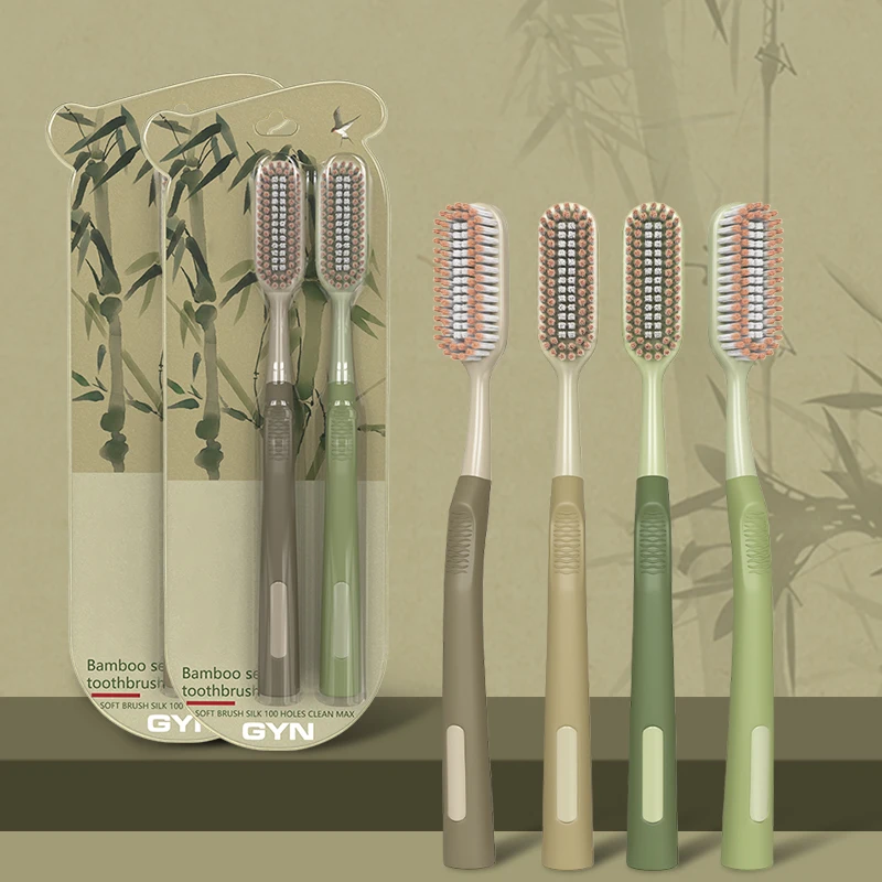 

Innovative 100 hole design brush head, dense bristles, efficient cleaning, essential for travel, hygiene products, soft bristled