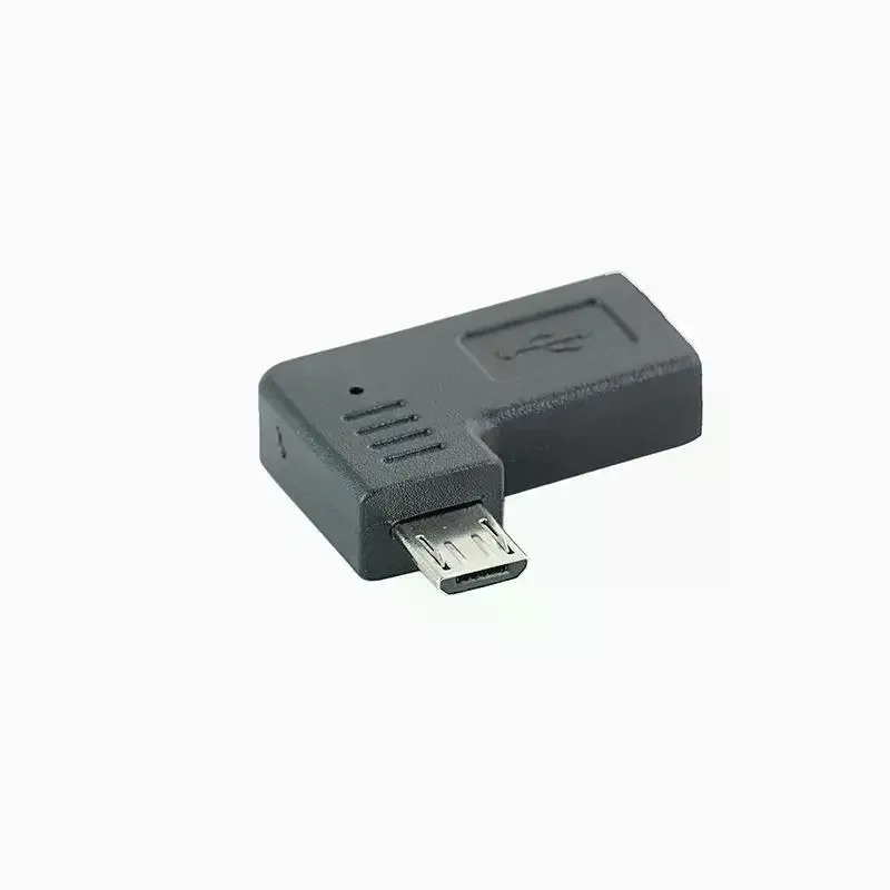 1Pcs Left Right 90 Angle Type C Female To Micro USB Male Charger Data OTG Cable Adapter DIY Accessories