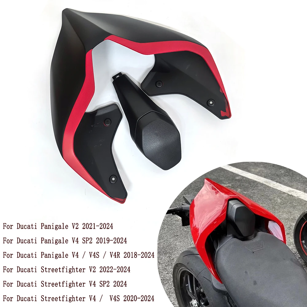 

Rear Seat Tail Cover Fairing For Ducati Panigale V4 V4S V4R V2 & Streetfighter v4 v4s Hump Cowling Single Core Accessories