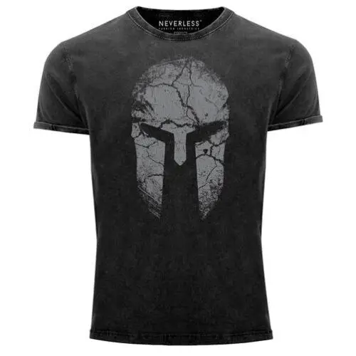 Shirt Aufdruck Sparta Helm Spartan Warrior Printshirt T-Shirt