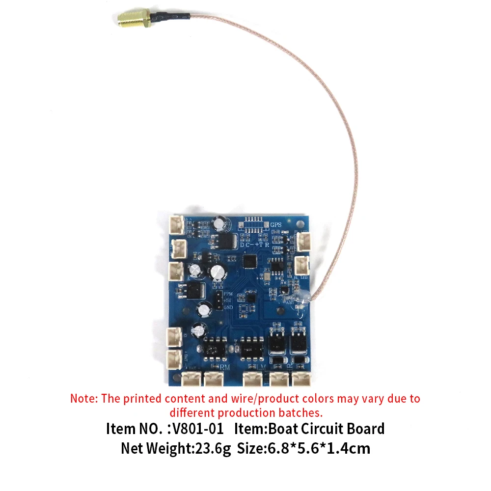 Flytec Official Original V801 RC Fishing Bait Boat Spare Parts Circuit Board Set Receiving Transmitting Board Set