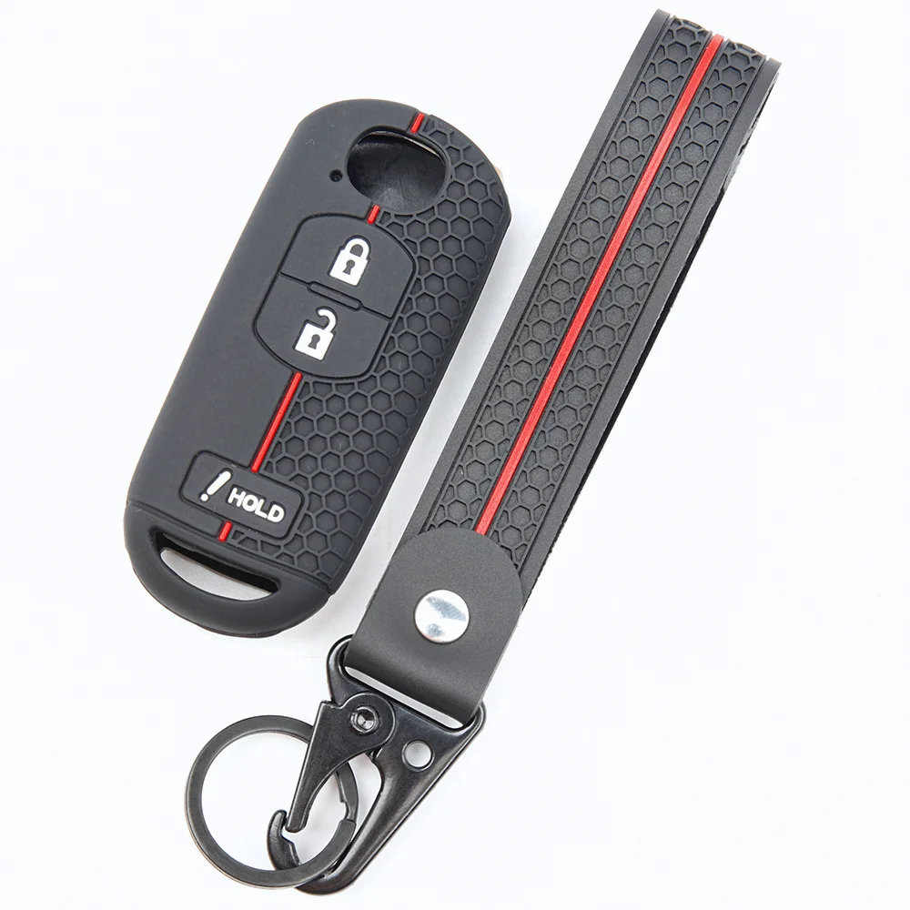 For Mazda 3 6 CX 30 MX 30 CX 5 CX 8 CX 9 Protective Silicone Remote Key Case Carabiner Strap Stylish Durable Premium Protective