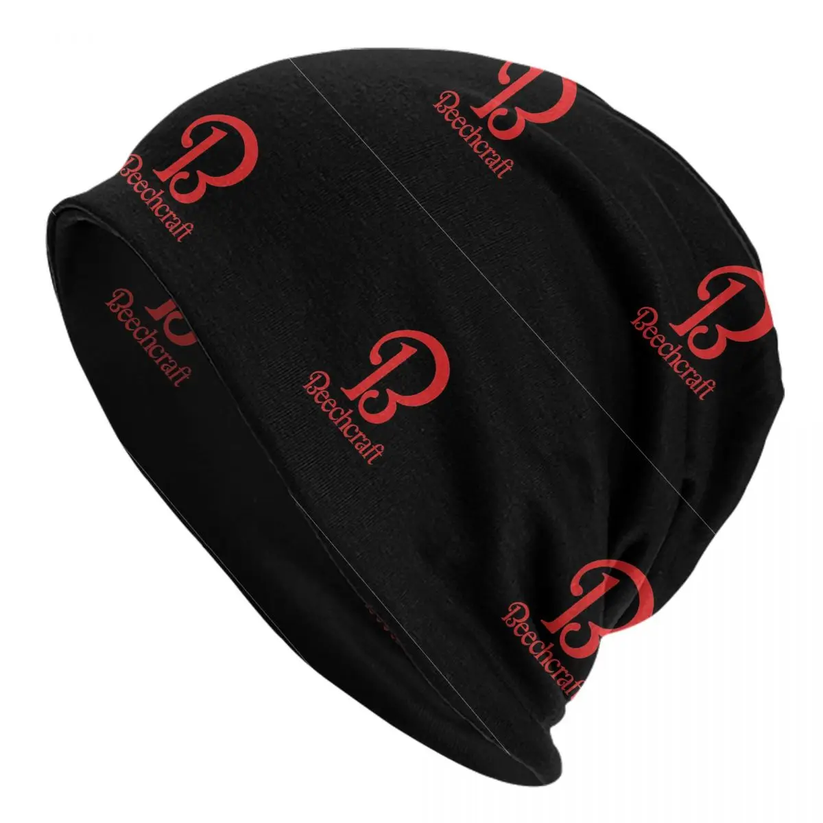 Beechcraft Aircraft Aviation POCKET SIDE Men Women Adult Beanies Caps Knitting Bonnet Hat Warm Autumn Winter Skullies Hats