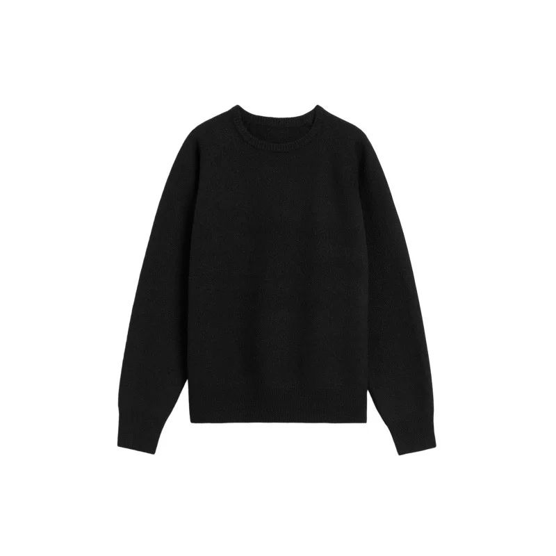 mat Wool Knitwear round Ne oulder Insertion Loose Fit Commute Sle Women's Long Sve Sweater  Color
