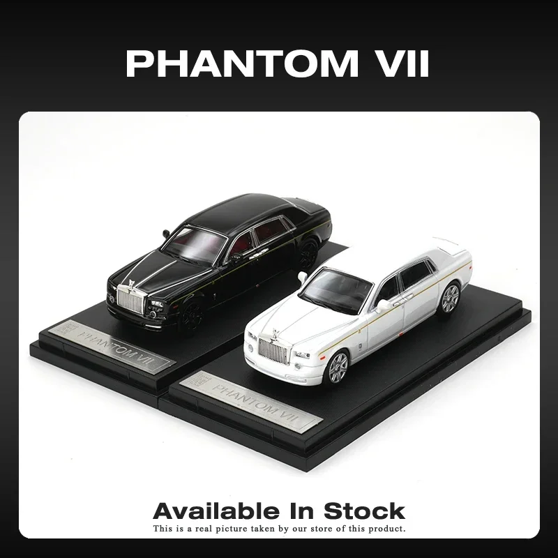 

SW В НАЛИЧИИ PHANTOM VII 1:64 Литая под давлением диорама Модель автомобиля Коллекция игрушек Street Warrior