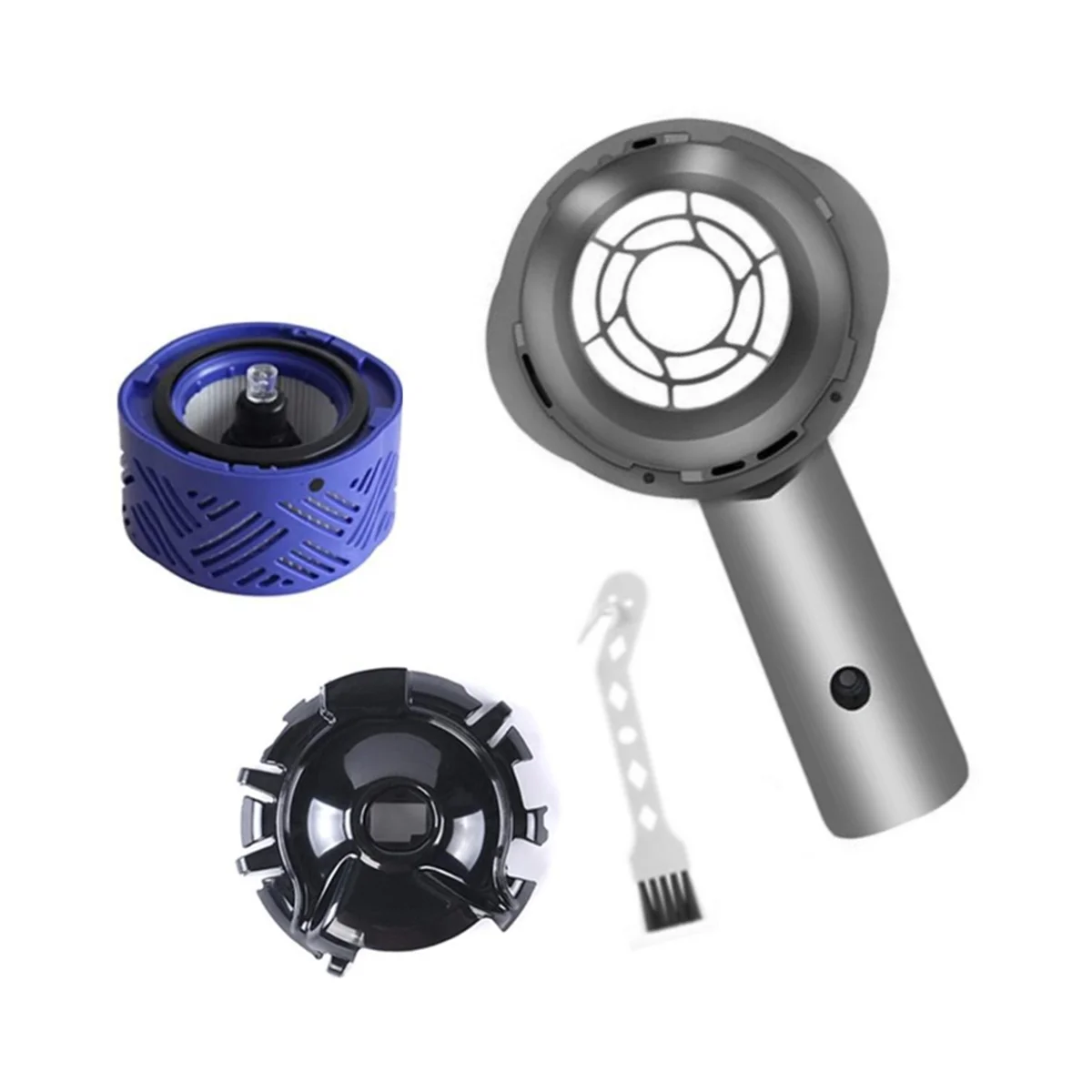 Substituição Kit Acessórios para Dyson, Peças de Aspirador, Tampa Traseira do Motor, Filtro Traseiro, V6, DC58, DC59, DC61, DC62, DC74