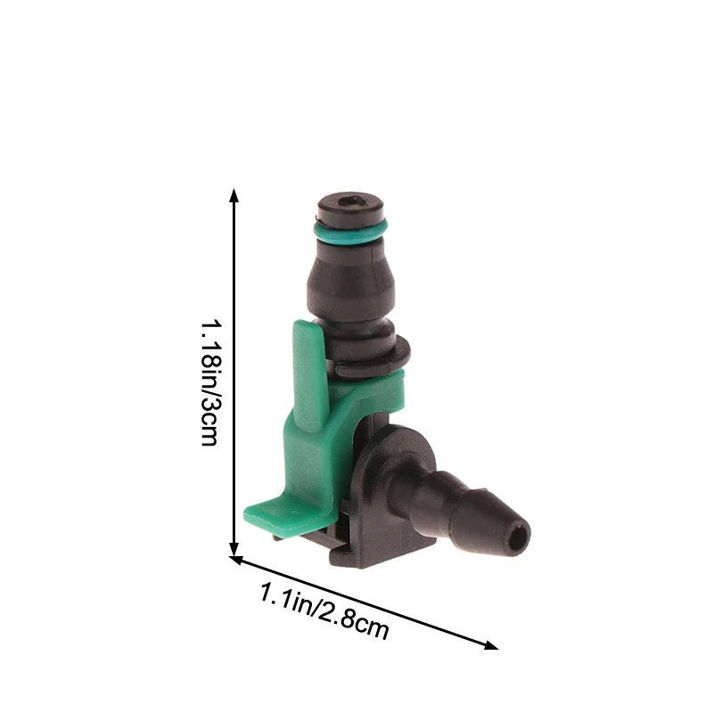 1Pc Two-way L Shape Oil Return Joint Diesel Piezo Fuel Injector Pipe Oil Return Joint Repair Tool For Automobile Engine Parts
