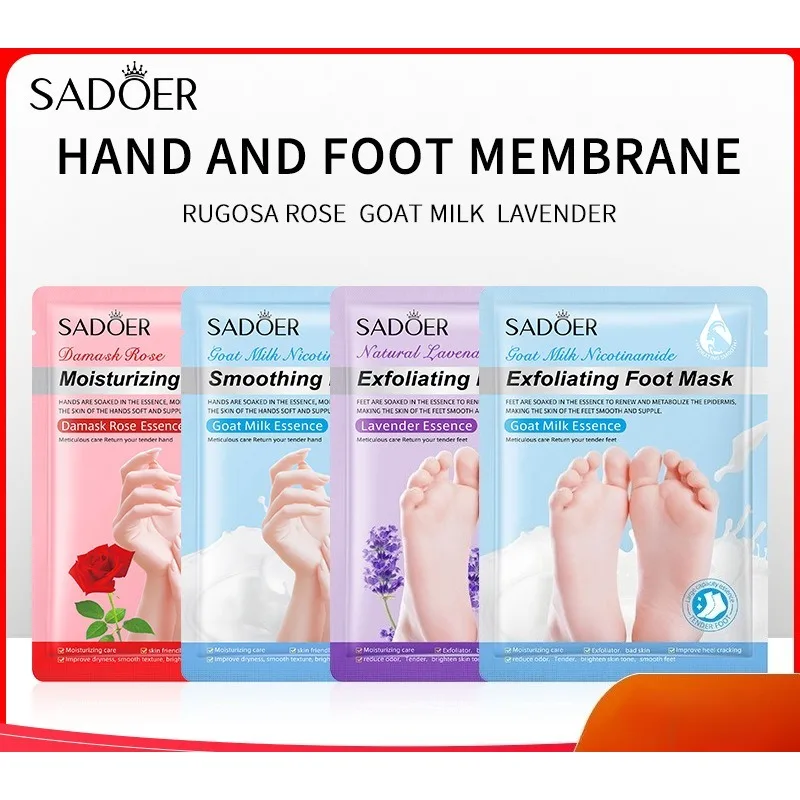 

Маска для рук и ног из ниацинамида с козьим молоком, увлажняющий уход