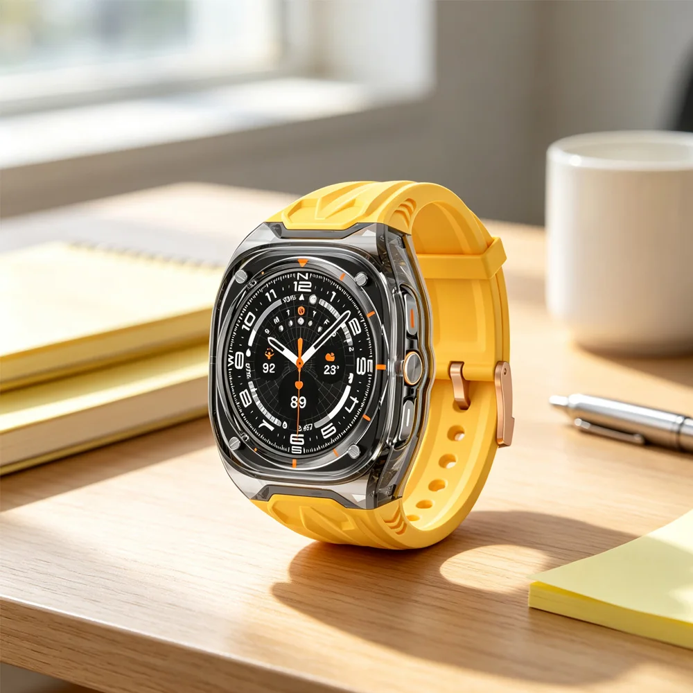 TPU Strap+PC Case For Samsung Galaxy Watch Ultra 2 1 47mm Integrated Modified Comfortable Band For Galaxy Watch Ultra 2025 47mm