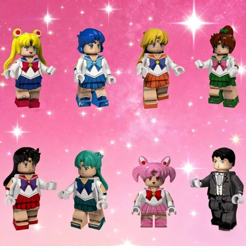 

Children's Building Blocks Toy Mini Figure Humanoid Dolls Cartoon Character Birthday Gift Educational Playset for Kids