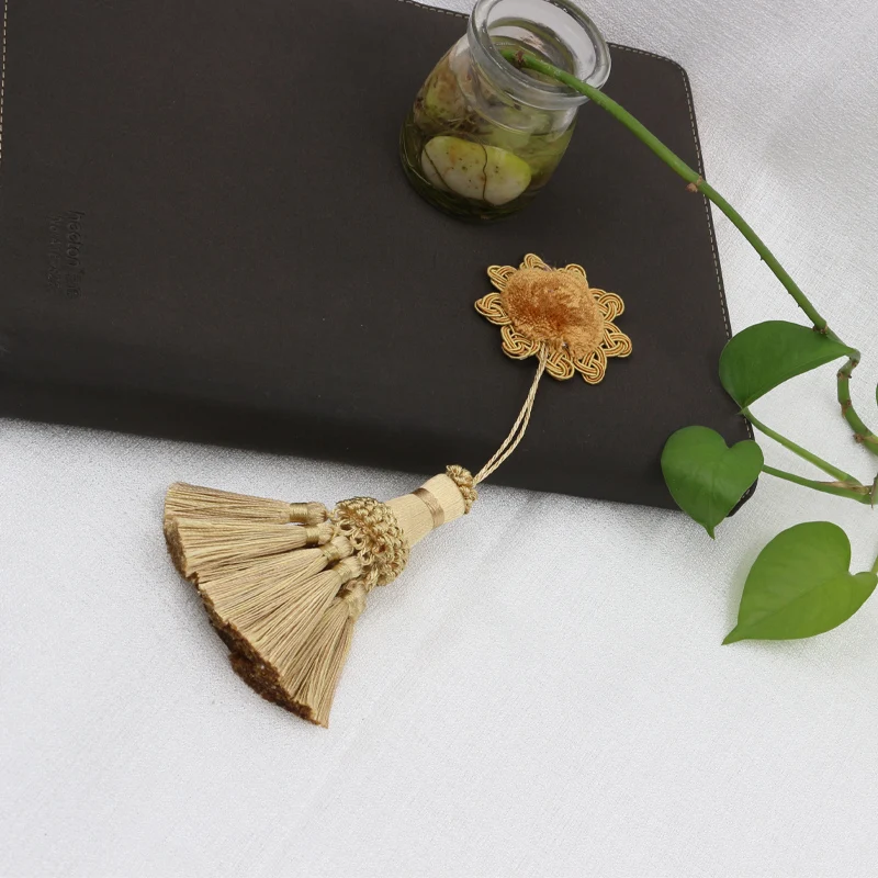 1pc Polyester Flower Curtain Tieback Room Accessories Curtains Tassels Fringe Green Hanging Pendant DIY Small Tassel Hang Balls