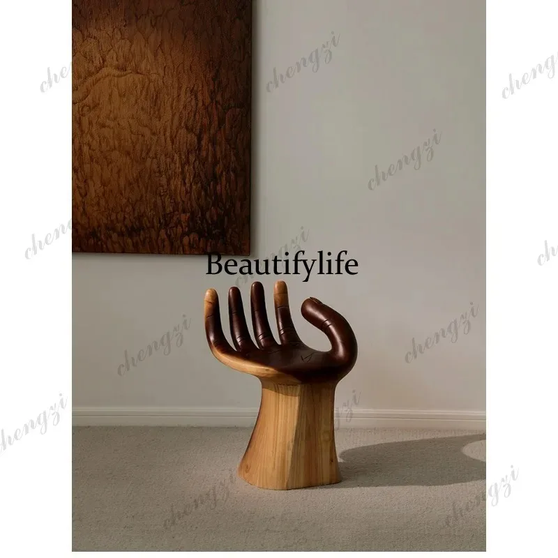 K153 Medieval Finger Chair Clothing Store Leisure Chair Fiberglass Palm Chair