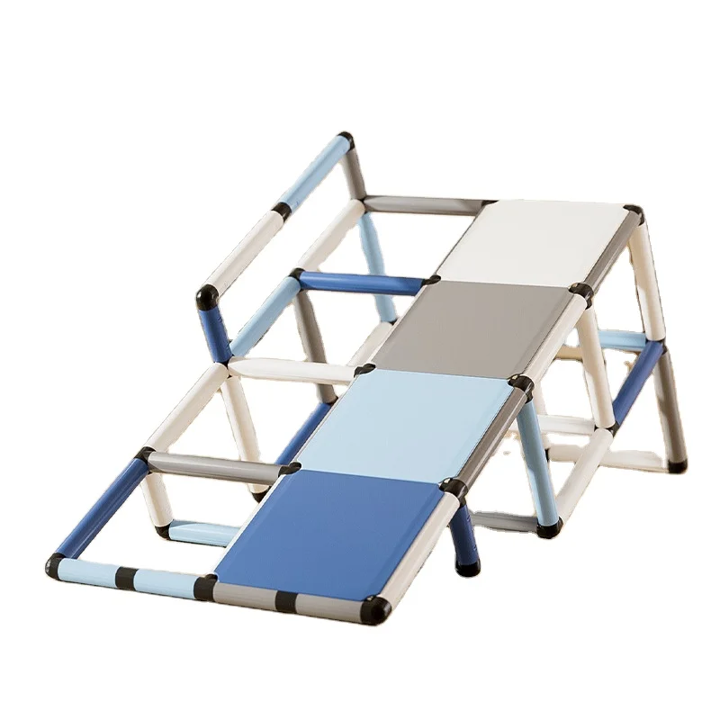 Sala de juegos para el hogar, parque infantil barato para interiores y exteriores, marco de escalada, tobogán escalador bonito, tobogán de plástico activo para niños a la venta