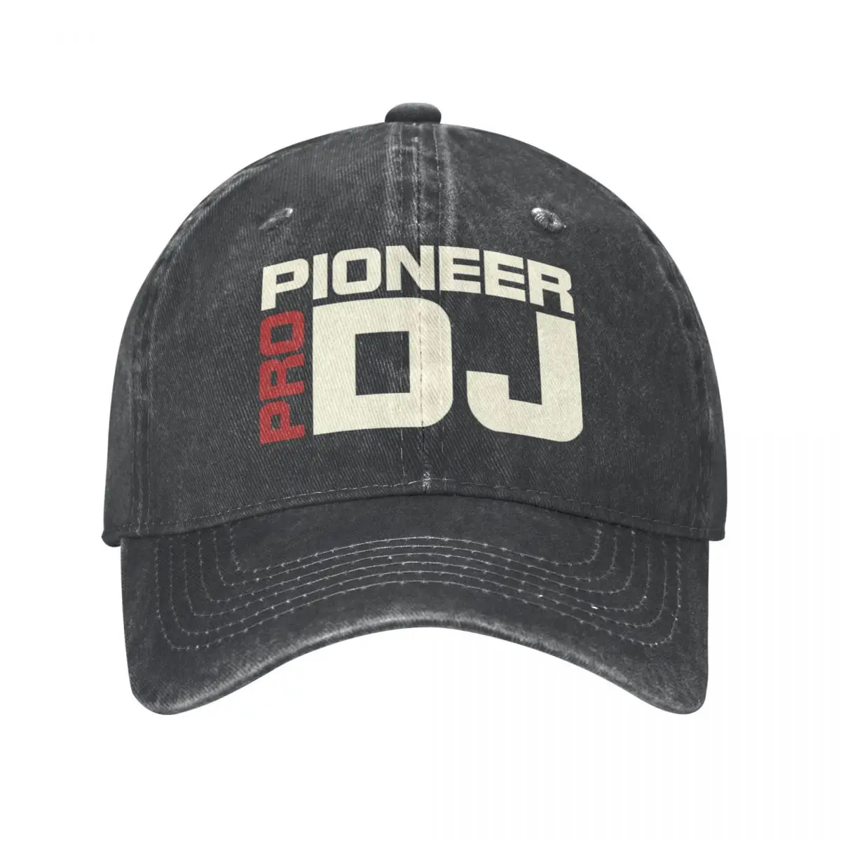 Pioneers Dj Pro Denim Baseball Cap Popular Logo Female Male Custom Logo Trucker Hat Stylish Kpop Rock Sunscreen Baseball Caps