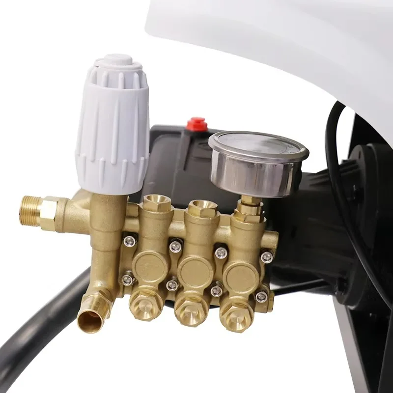 Lavatrice per auto elettrica ad alta pressione industriale 2.2KW per la pulizia della casa con ruota