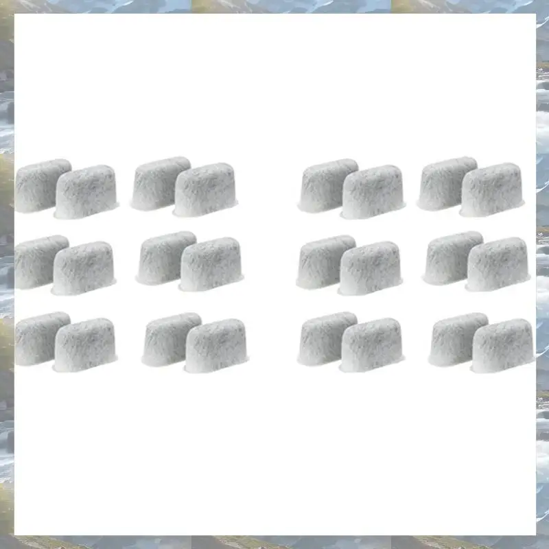 Filtros de água de carvão de substituição de 24 pacotes para TODAS as cafeteiras Cuisinart, DCC-RWF