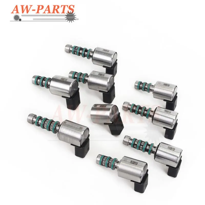 9pcs Automatic Transmission Solenolds Valve Kit  0ck325072 0ck325073  for Audi A6 A7 S6 Car Accessories