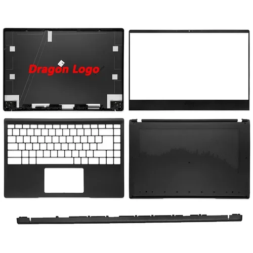 Imagen 1 del producto Cubierta trasera LCD, bisel frontal, reposamanos, funda inferior, bisagras para MSI Modern 14 MS-14D1 14D2 14DK M14 Laptop Top Back Case, negro, nuevo