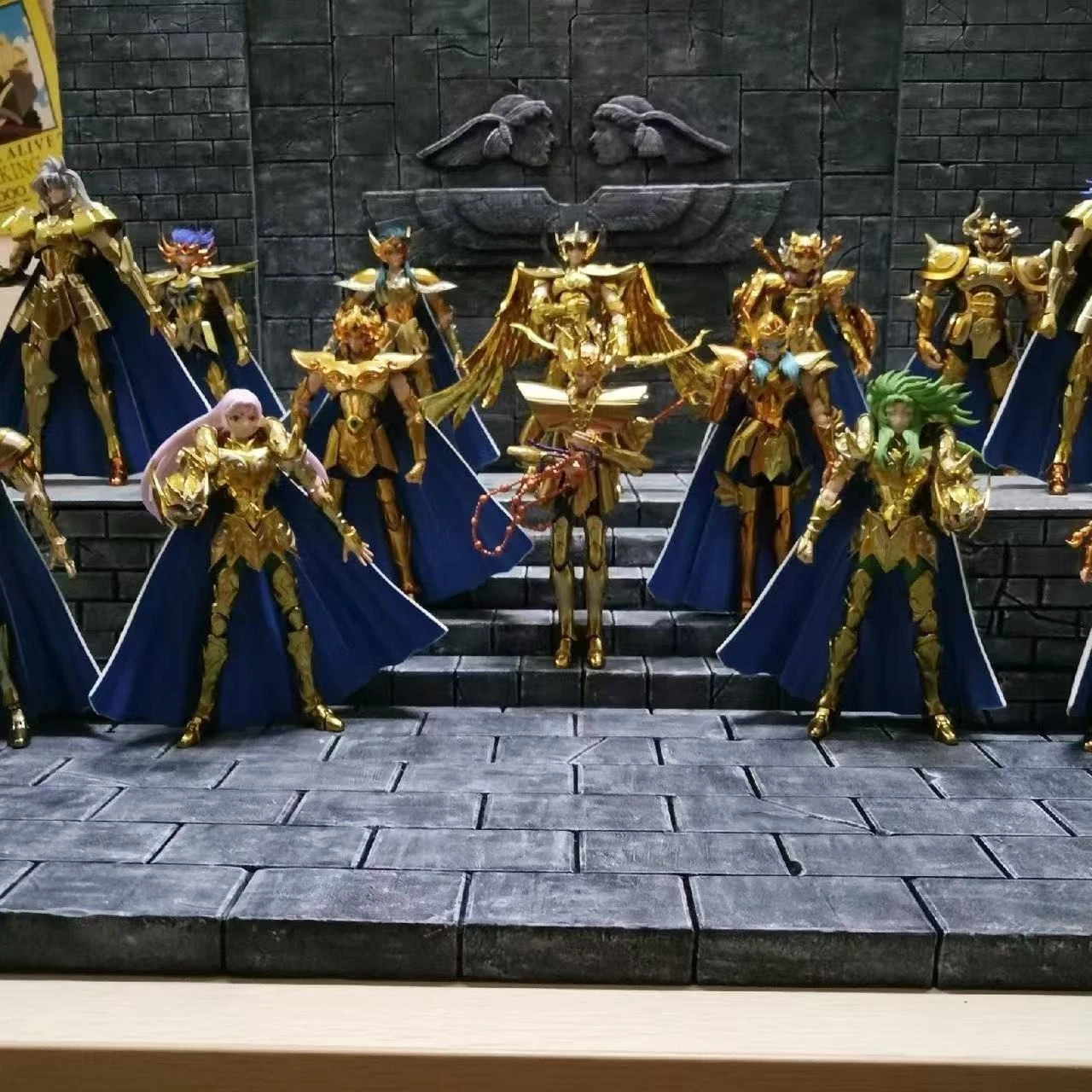 CS Saint Seiya Myth Cloth EX Aries Taurus Gemini Cancer Leo Virgo Libra Scorpio Sagittarius Pisces Knights Zodiac Action Figure