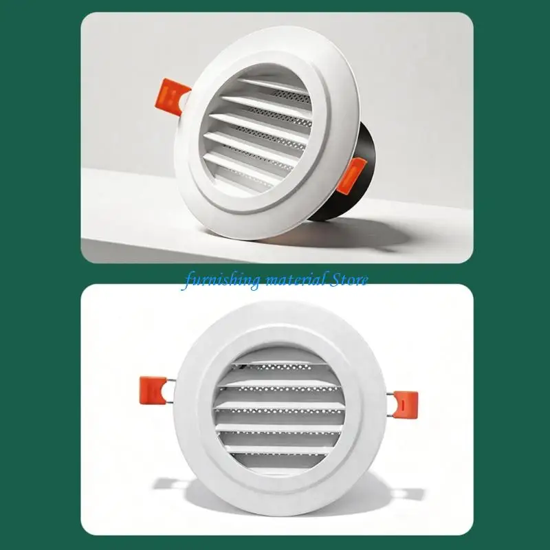 

Y5GD 2PCS ABS Ceiling Air Cover Round For Indoor And Outdoor Use Strong And Weather Resistant
