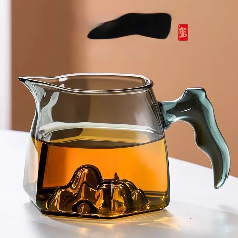 

GIANXI Fair Cup новая модель Роскошная Высококачественная чайная чашка из боросиликатного стекла, утолщенный материал, высокая термостойкость