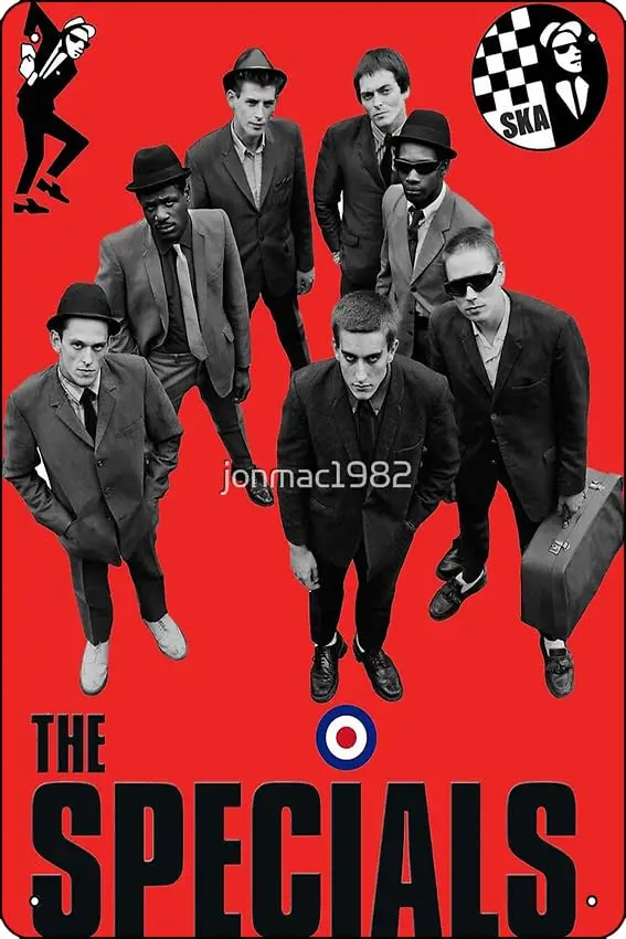 The Specials #1 Poster Funny Metal Tin Sign for Home Kitchen Bar Room Garage Decor 