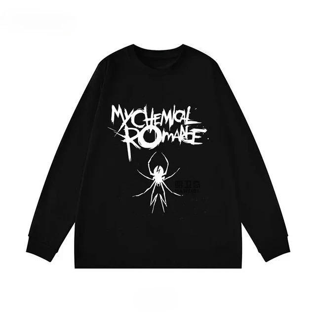 My Chemical Romance Sweatshirt Men's and Women's Long Sleeves Sweatshirts Hoodies Y2k Tops Sports Pullover Autumn Men Clothing