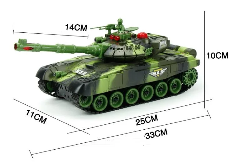 Vechttanks met afstandsbediening Realistische geluiden en verlichting Rc Radiobesturing Gaming Militaire gevechtshorlogstanks