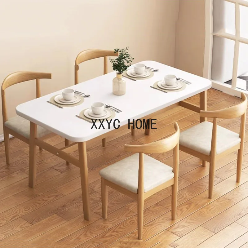 Modern Space Saving Dining Table Rectangle Japan Corner Kitchen Dining Table Design Centerpiece Mesa Comedor Home Furniture