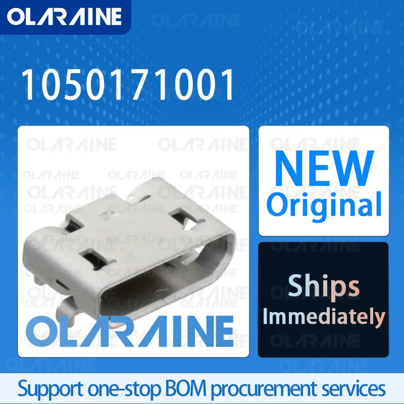 

20/50/100Pcs 1050171001 100% brand new original IC chip Remember the USB connector 5 Contact 1.8 A 30 VAC