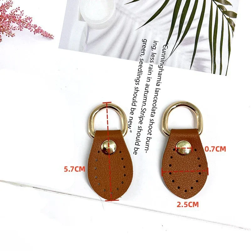 2.5X5.7cm D Ring Buckle for Handbags Leather Backpack Buckle Bag Strap Hang Hook Replacement for Diy Purse Accessories