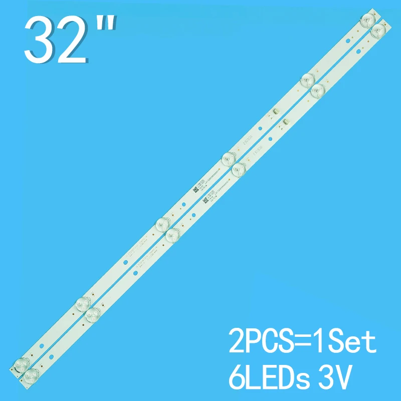 ED Backlight strip 6 Lamp Skyworth 32w4 PPTV 32V4 JL.D32061330-296AS-M DLED32BK 2X6 Telefunken TF-LED32S74T2 TF-LED32S74T2