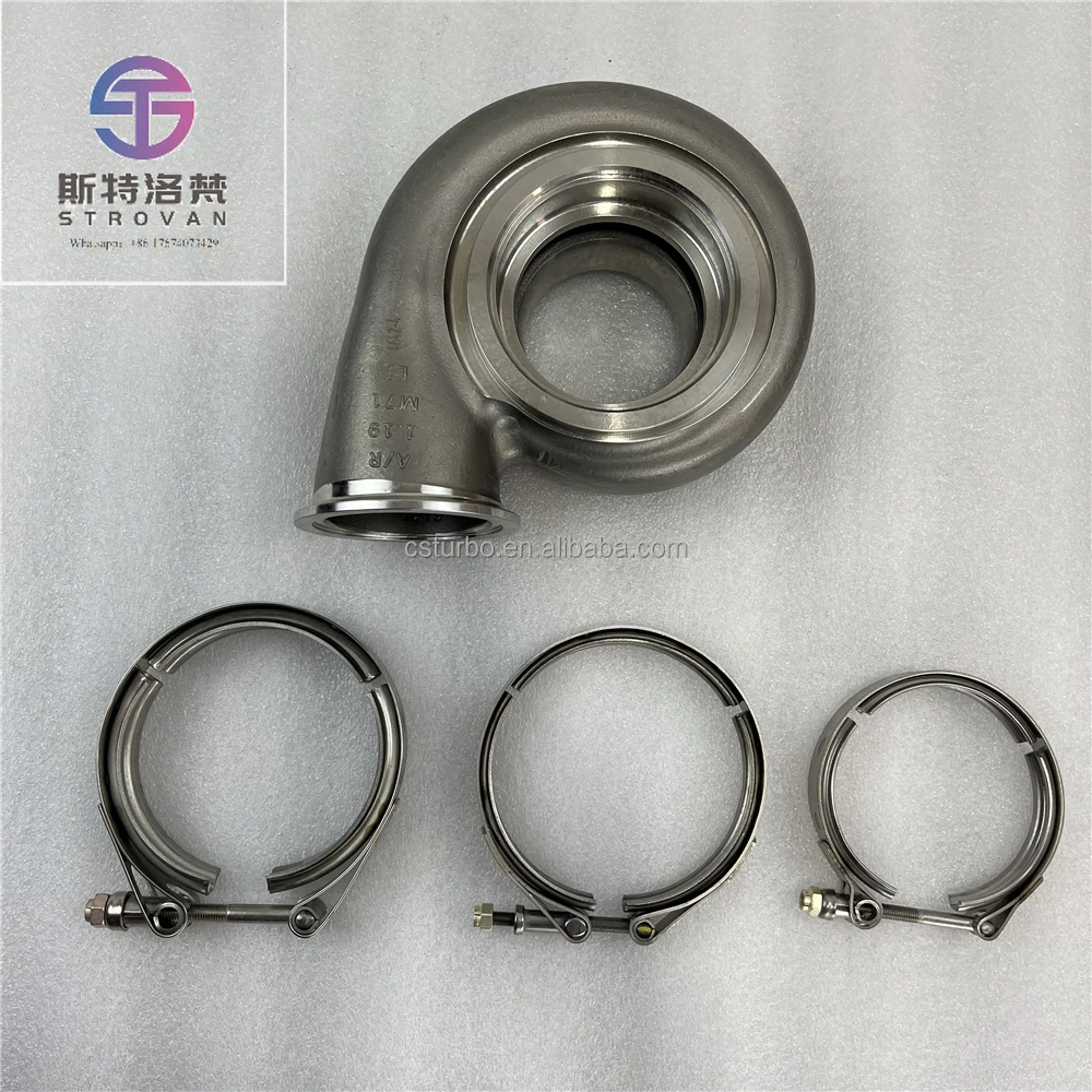 

Турбокомпрессор оригинальный G40, стандартное вращение, корпус турбины из нержавеющей стали 757707-0030 AR1.19 V-band G40-900 G40-1150