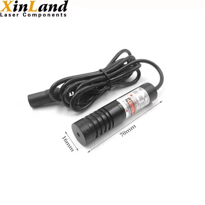 Pinwheel Laser Light DOE Grating Lens 650nm เลเซอร์สีแดงปรับโฟกัสได้สําหรับวิชันซิสเต็ม