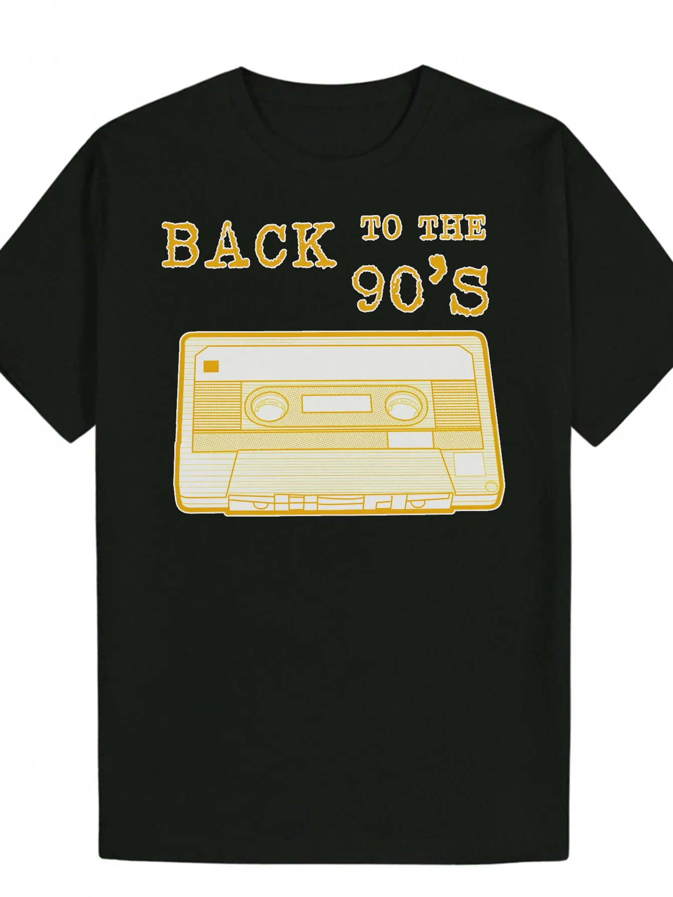 

Men'S Back to the 90's Cassette Tape Graphic T-Shirt