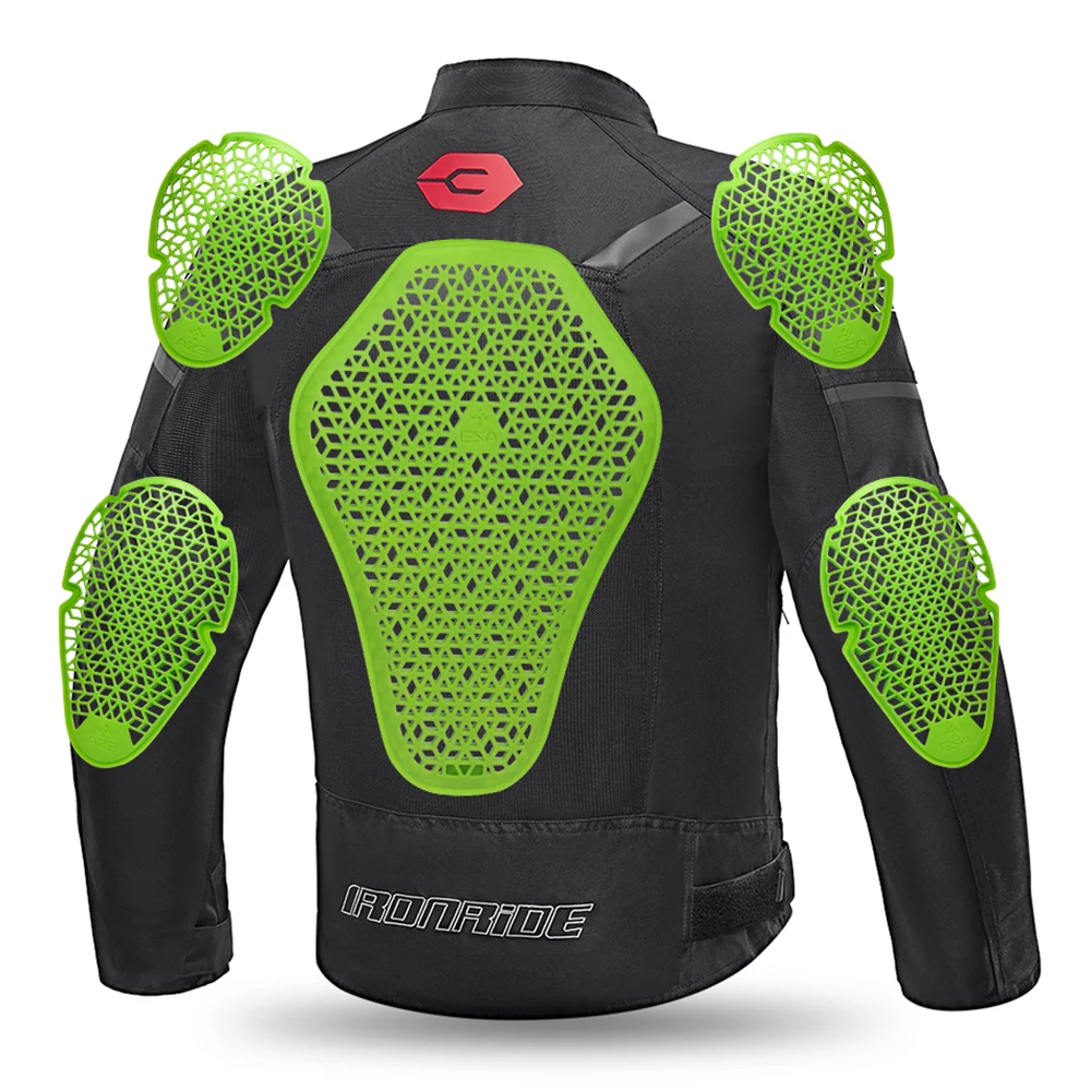 

Motorcycles Riding Protective Accessories Shoulder Elbow Pad Motor Jacket Back Protector Motocross Built-in Protective Gear