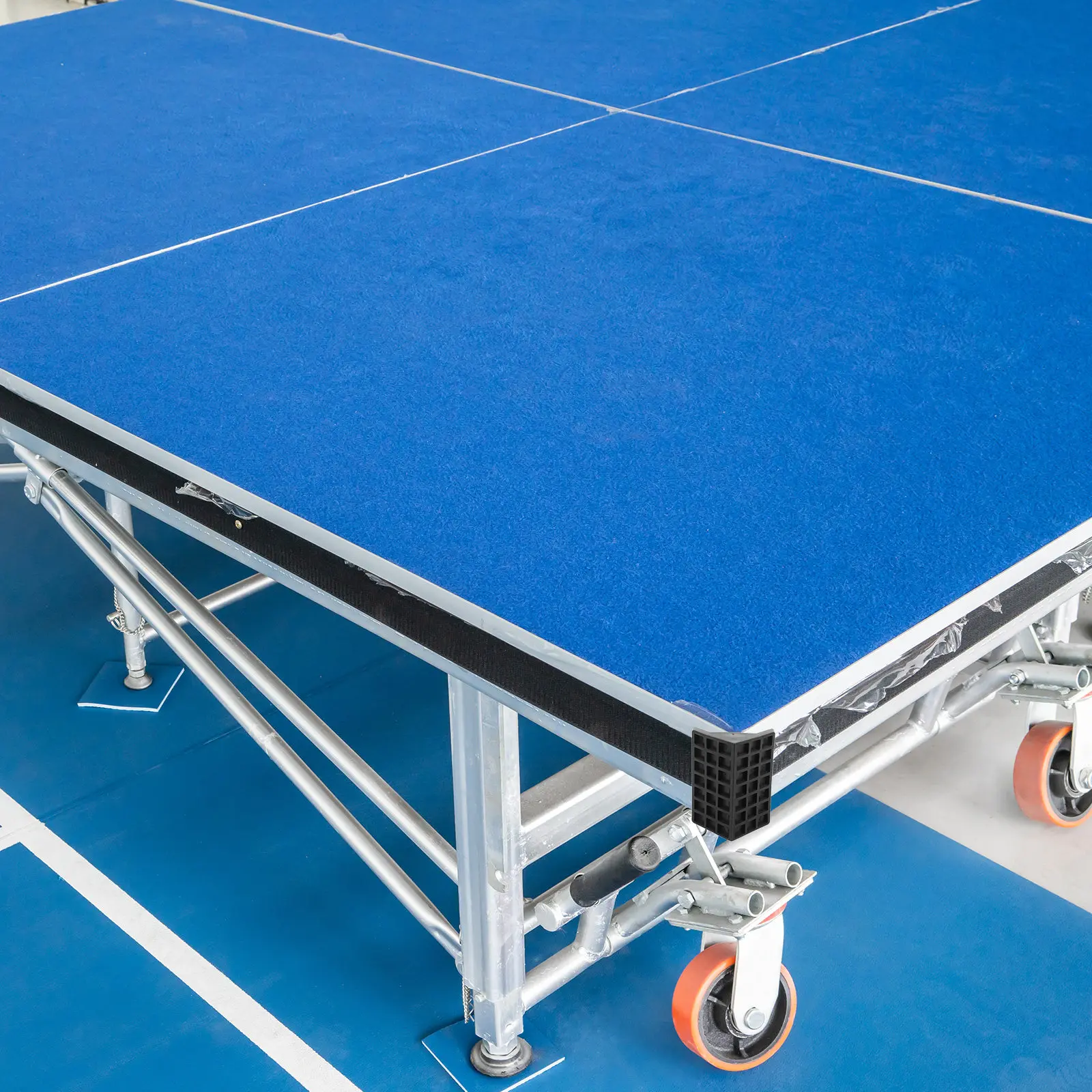 

Black Table Tennis Table Corner Guard Set Heavy Duty Plastic Ping Pong Desk Corner Protector for Indoor Use Extended