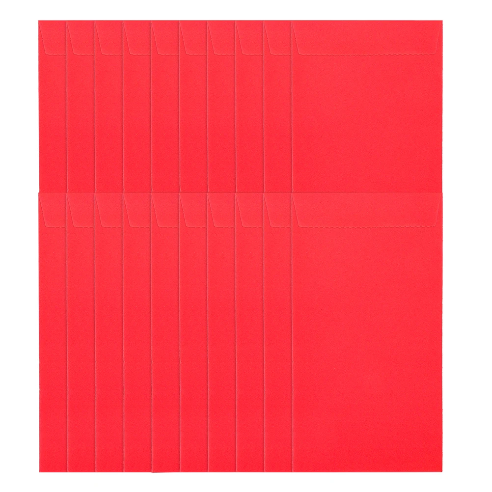 

50pcs Traditional Chinese Red Vintage Cash Envelopes For Wedding Festival Business Large Capacity Budgeting Envelopes